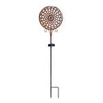 Round Iron Hollow Solar Ground Light Li002500