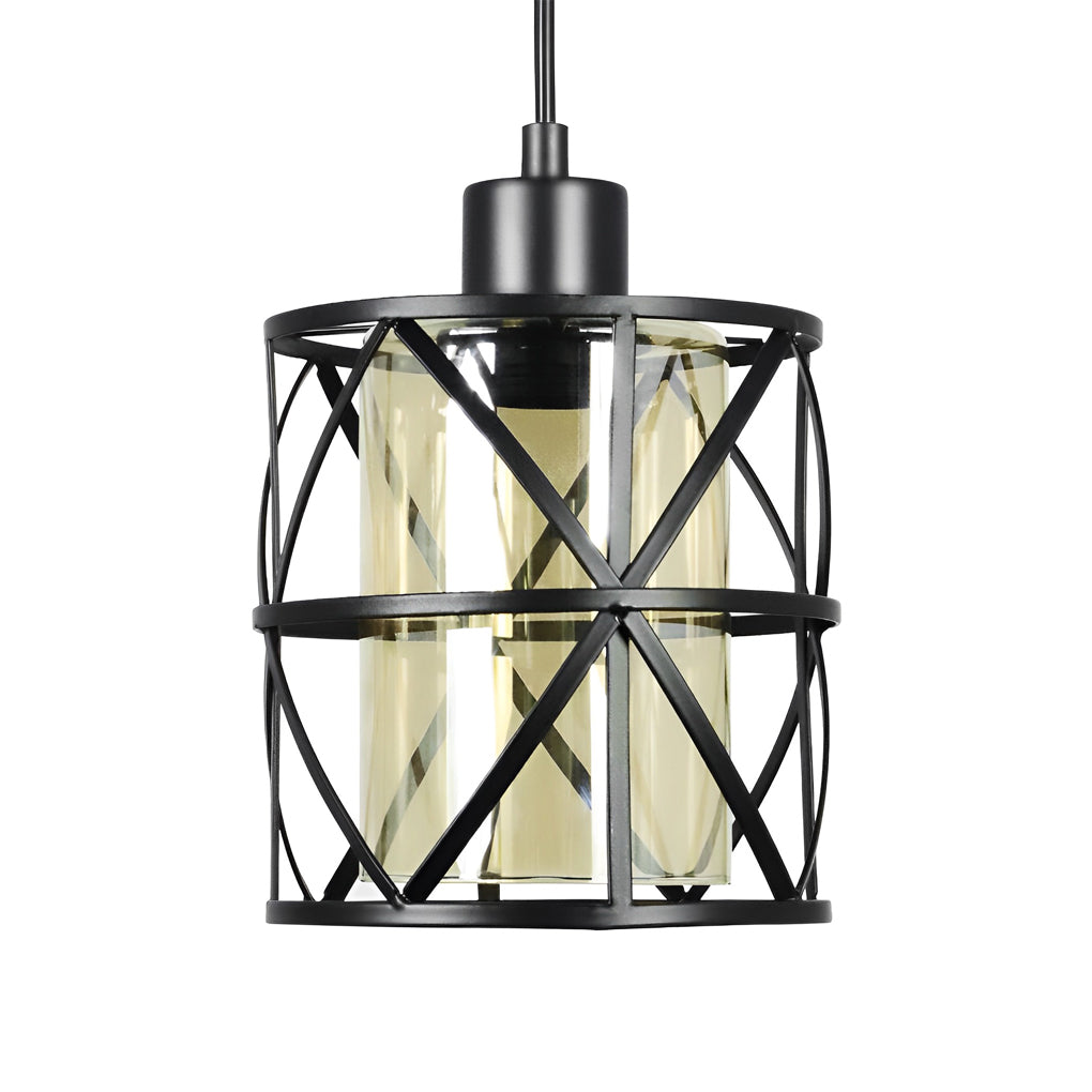 Black Retro Pendant Light Ha079997