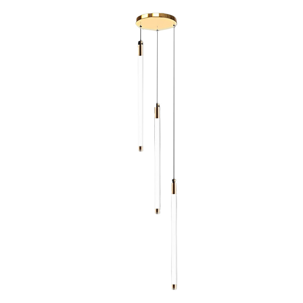 Spiral Duplex Staircase Chandelier Ha085056
