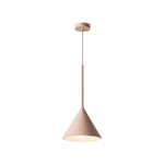 1 Light Resin Pink Figura Arc Pendant Lamp