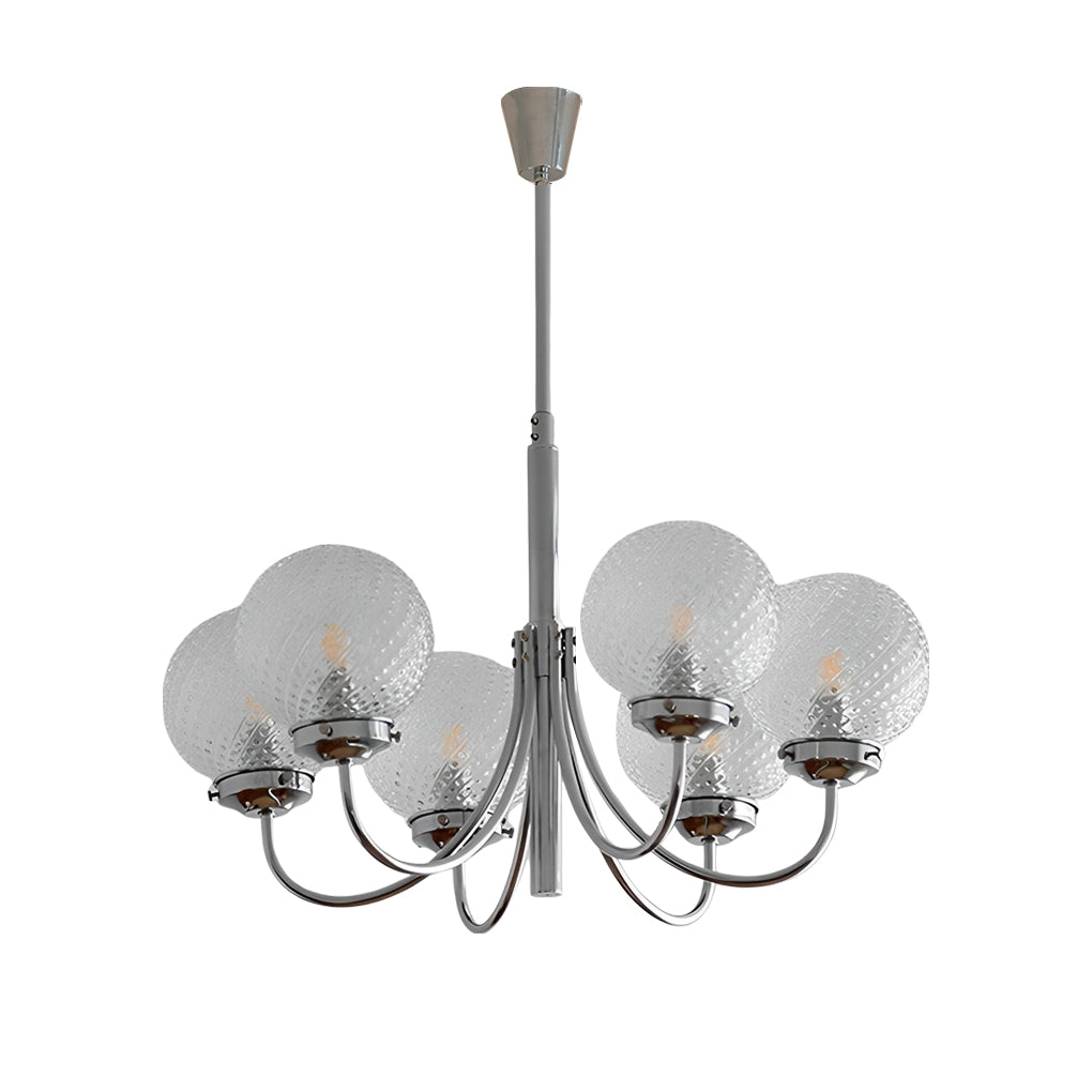 6 Lights Glass Balls Chandelier Li002519