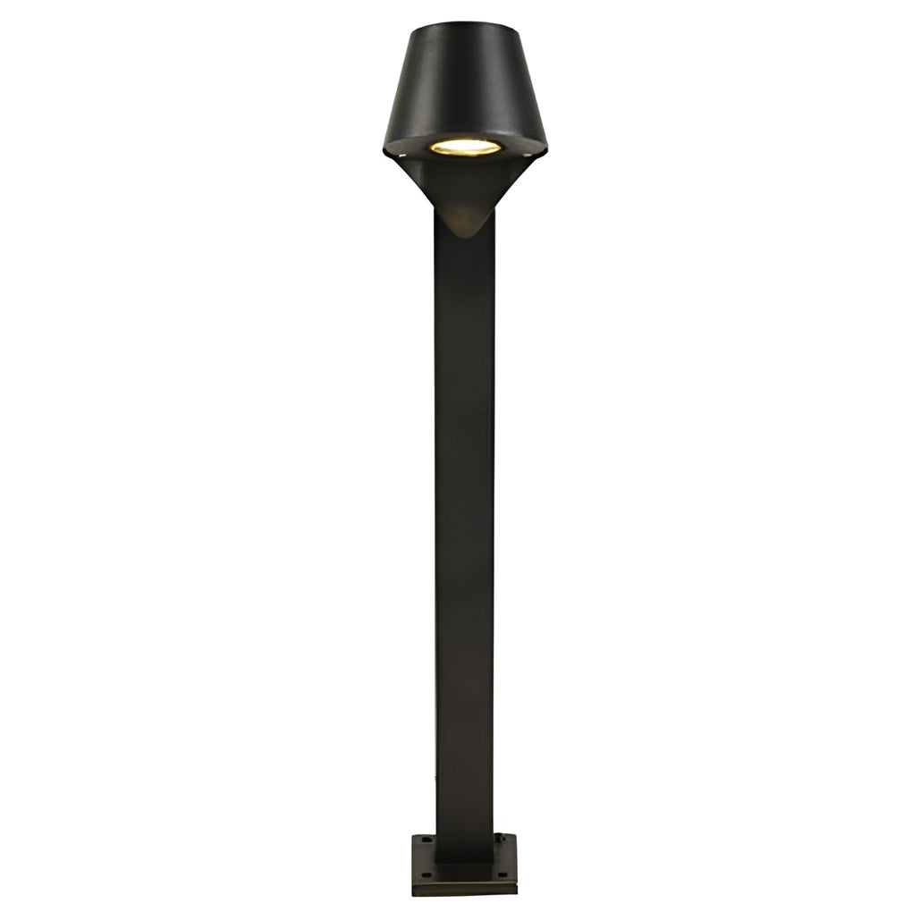 Minimalist LED Pathway Light in Black for Modern Landscapes