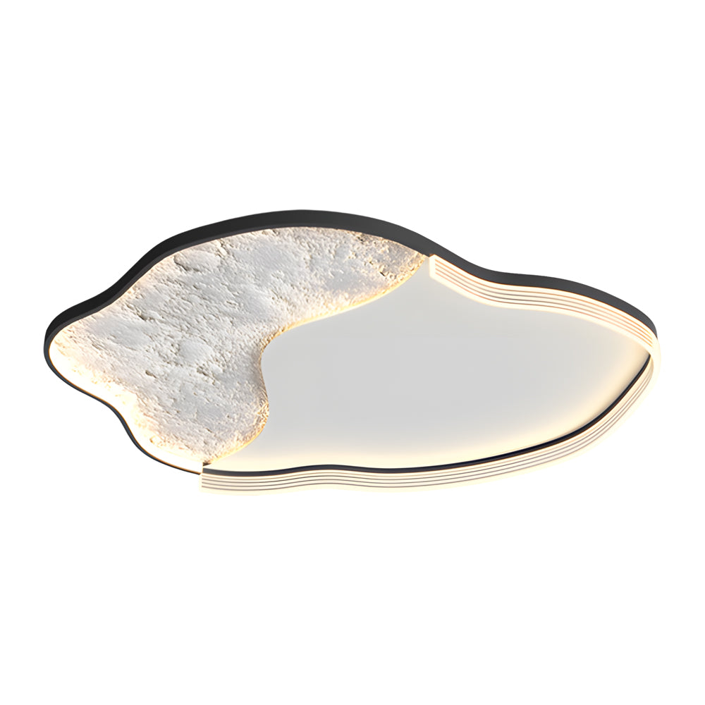 Geometric Simple Lunar Texture 3 Step Dimming Led Modern Ceiling Lamp
