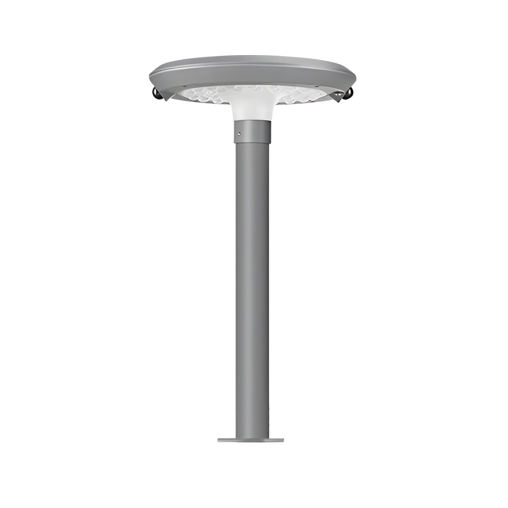 Modern Round Dual Motion Sensor Led Solar Garden Post Lights