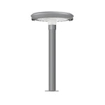 Modern Round Dual Motion Sensor Led Solar Garden Post Lights