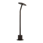 Mushroom LED Pathway Light in Brown Aluminum for Garden and Lawn