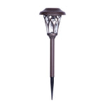 Waterproof Metal Glass Led Retro Modern Solar Powered Lawn Lights