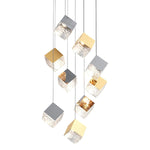 Pyrite chandelier