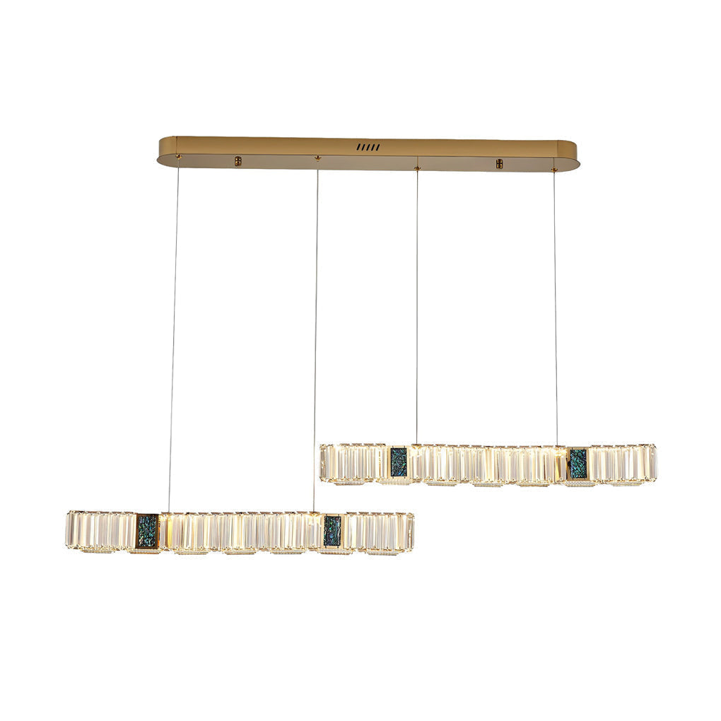 2 Strips Dining Room Chandeliers Ha090640