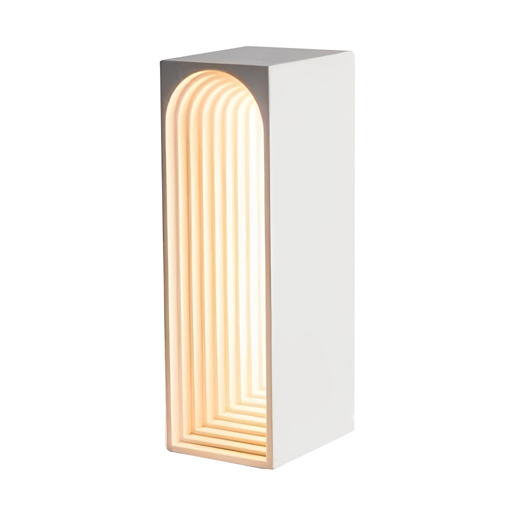 Nordic Usb Concrete Led Rectangle Table Lamp