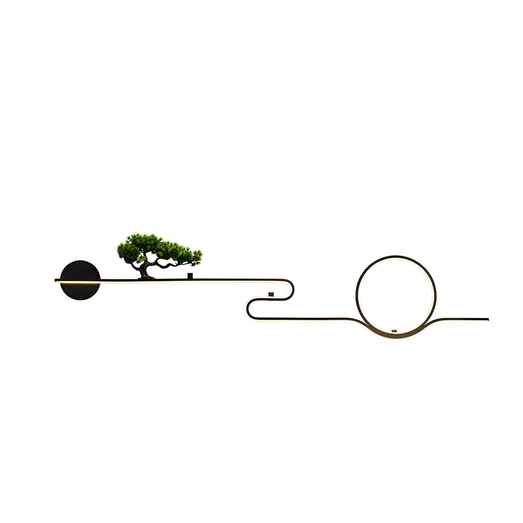 Moon Tree Scenery Outdoor Wall Light Ha085194