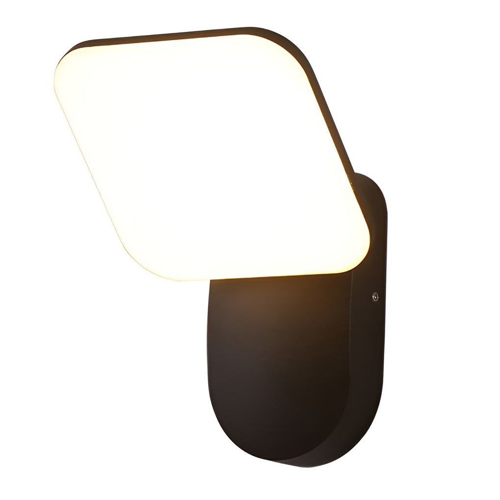 Square Led 12W Waterproof Modern Outdoor Wall Lamp