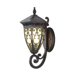 Vintage Flower Pattern Solar Wall Lamp Ha083745