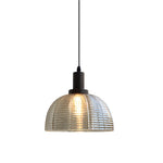 9 44 In Vintage 1 Light Glass Dome Pendant Light