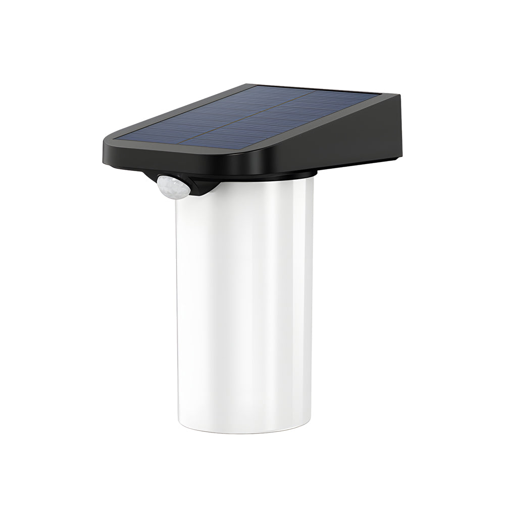 Modern Led Black Outdoor Solar Wall Lights With Motion Sensor