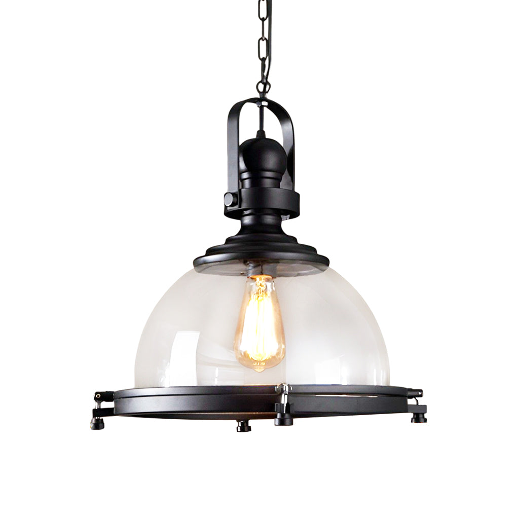 Semicircular Industrial Style Pendant Light Ha080497