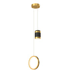 Creative Starry Projection Ring 3 Step Dimming Modern Led Pendant Lights