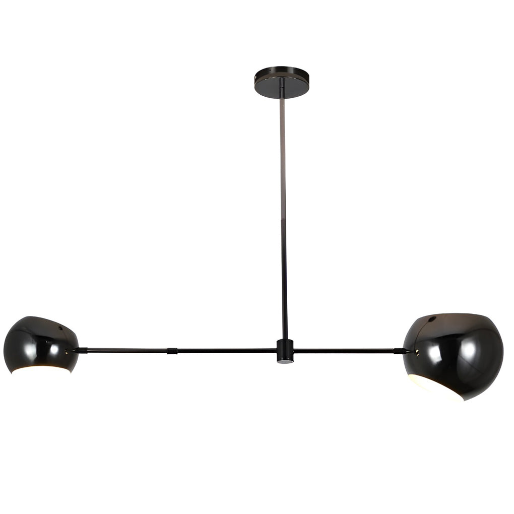 Geometric Linear Electroplating Chandelier Hanging Ceiling Lights