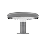 Simple Round Led Solar Led Post Light With Dual Motion Sensor