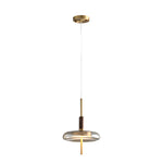 Minimalist Luxury Glass Wood Brass 3 Step Dimming Nordic Pendant Lights Li002766