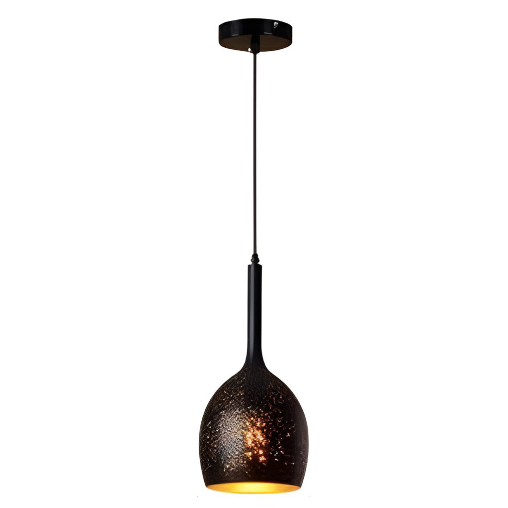 Iron E27 Black Retro Industrial Pendant Light