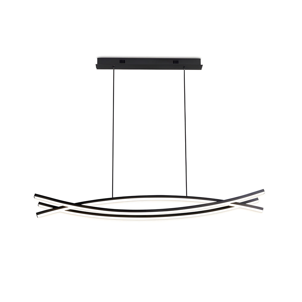 Long Lines Led Dimmable Chandelier Dining Room Light Fixtures