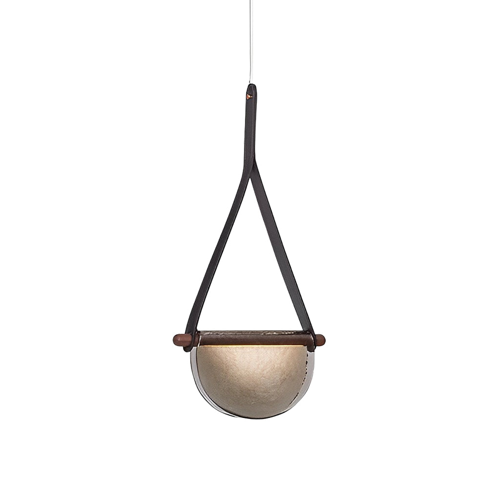 Semicircular Glass Belt Pendant Light Ha097852