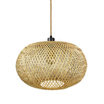 Handwoven Bamboo Rattan Pendant Light – Modern Natural Chandelier for Dining & Living Spaces