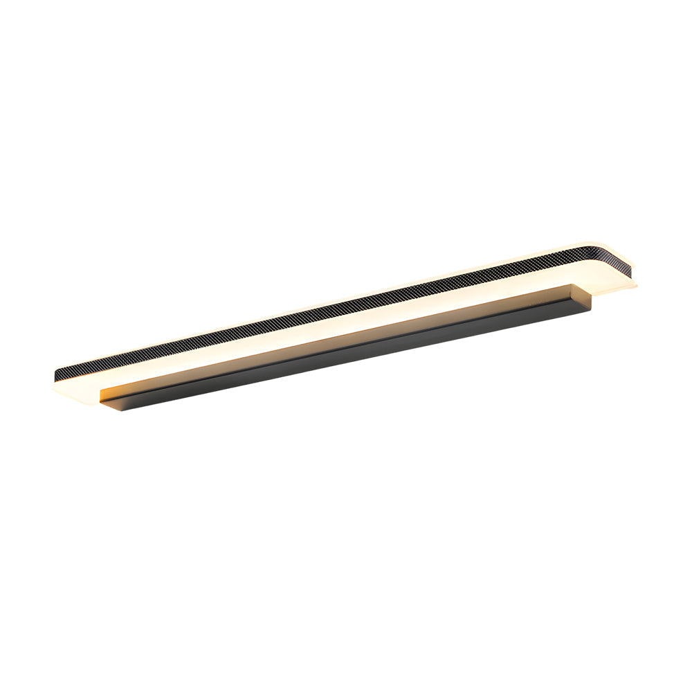 Matte Black Linear Led Bathroom Vanity Light Acrylic