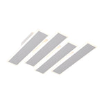 4 6 Lights White Metal Line Dimmable Led Ceiling Light