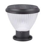 Architectural Solar Post Cap & Reed Garden Stake Lighting Set