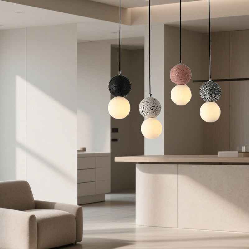 Nordic Modern Simple Terrazzo Chandelier