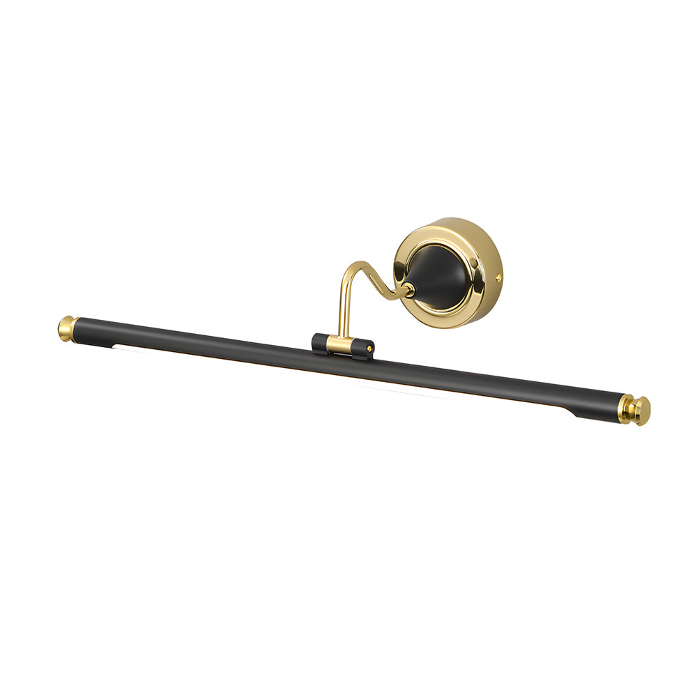 Gold Black Rotatable Linear Led Bathroom Vanity Light