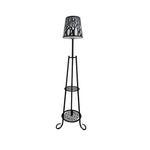 Modern Outdoor Floor Lamp With Shelves