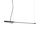 47 2 In Minimalist Black Acrylic Linear Led Pendant Light