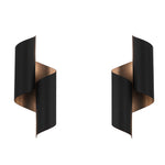 2Pcs Symmetrical Wall Light Fixture Ha084461