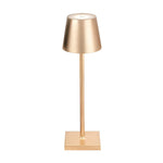 Top Hat Aluminum Rechargeable Portable Touch Control Table Lamp
