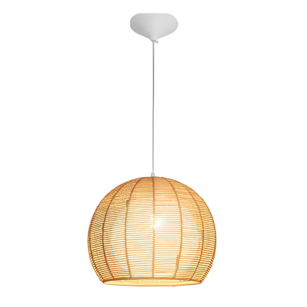 Rattan Rope Woven Lantern Led Pendant Light Li002203