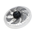 12 2 In Low Profile 7 Blades Led Flush Mount Ceiling Fan
