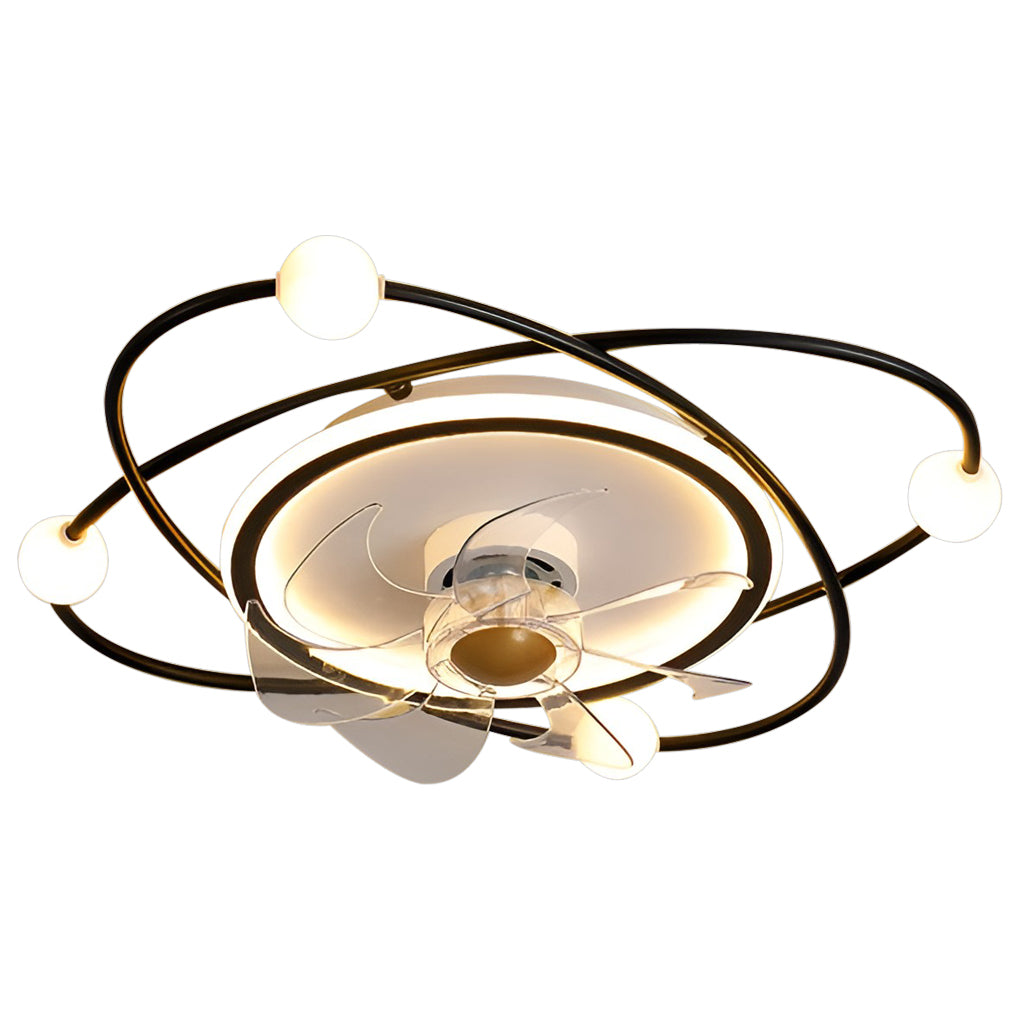 Stepless Dimming Led Nordic Ceiling Fan Light