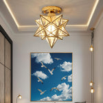 Vintage Star Shape Ceiling Light