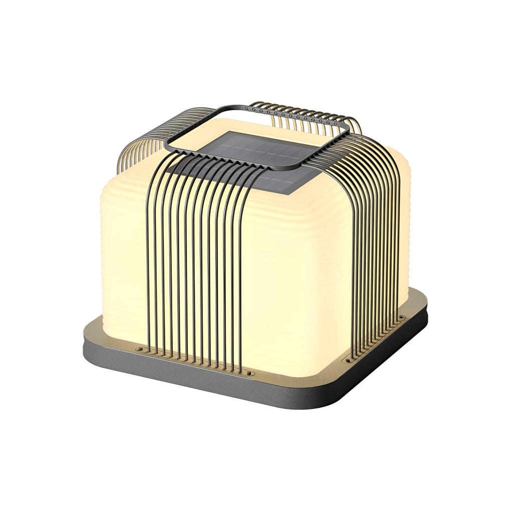 Square Solar Fence Post Light Ha093255