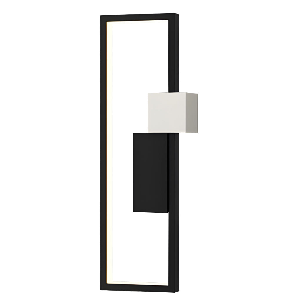 Rectangular Three Color Light Led Nordic Wall Light Fixture Wall Lamp
