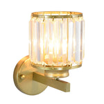 Round Crystal Glass Postmodern Wall Lamp Li002139