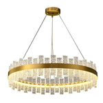 Round Dimming Led Glass Pendant Light Li001957