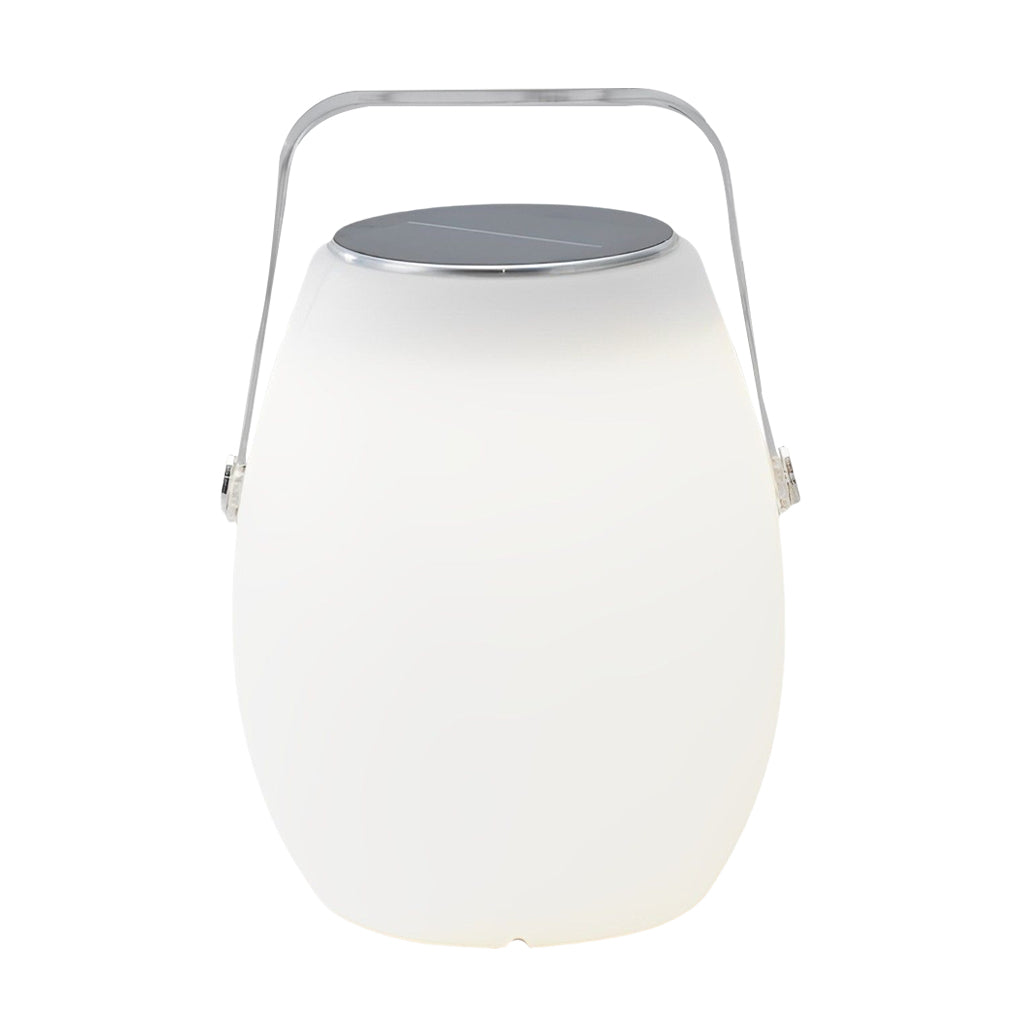Aria Portable Solar Lantern with Remote – Modern Waterproof Table Lamp for Patio & Garden