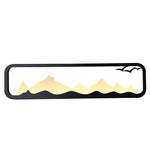 Rectangular Mountain Scenery Utdoor Wall Lamp Li002411