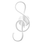 Musical Note Shaped Electroplated Wall Sconce
