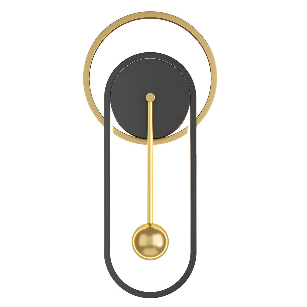 Creative Mute Clock Shaped Wall Lamp Li001948