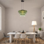 Bauhaus Style Glass Pendant Light